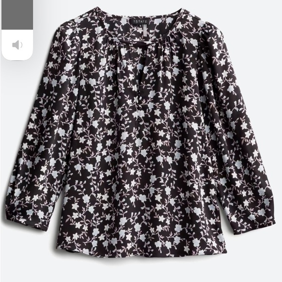 Long Sleeve Puff Sleeve Blouse - Picture 1 of 4